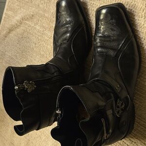 Mark Nason Black Leather Boots